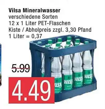 Marktkauf Vilsa Mineralwasser Angebot