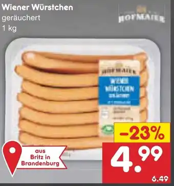 Netto Marken-Discount Wiener Würstchen 1 kg Angebot