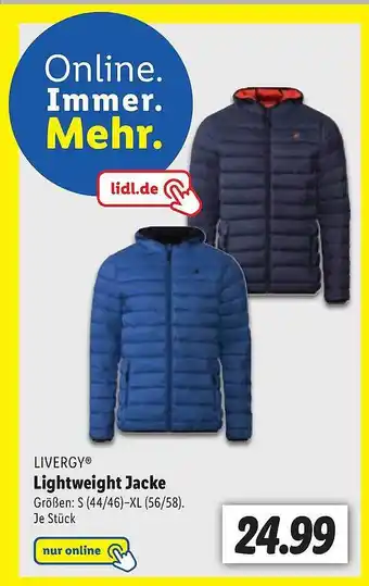 Lidl Lightweight Jacke Angebot