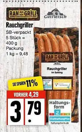 Edeka Gutfleisch Rauchgriller Angebot