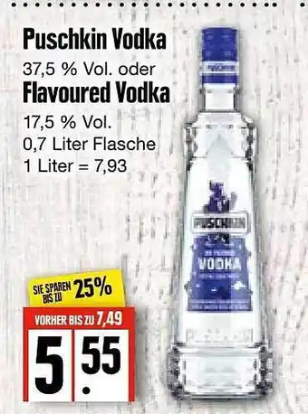 Edeka Frischemarkt Puschkin Vodka Oder Flavoured Vodka Angebot