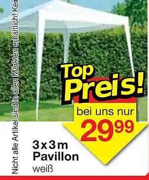 Jawoll 3x3 M Pavillon Angebot