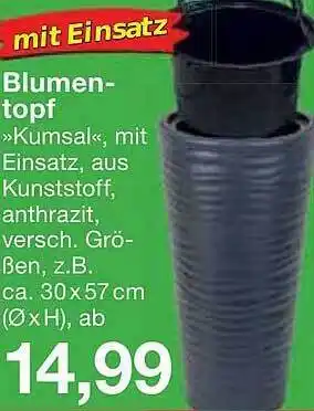 Jawoll Blumentopf „kumsal“ Angebot