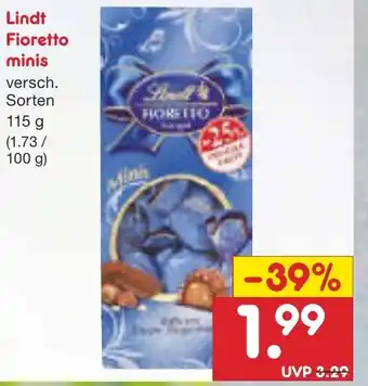 Netto Marken-Discount Lindt Fioretto minis 115 g Angebot