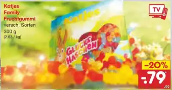 Netto Marken-Discount Katjes Family Fruchtgummi 300 g Angebot