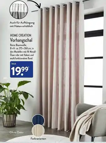 Aldi Nord Vorhangschal Angebot