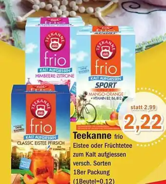 Aktiv Irma Teekanne Frio Eistee Oder Früchtetee Angebot