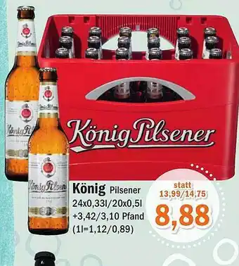 Aktiv Irma König Pilsener Angebot