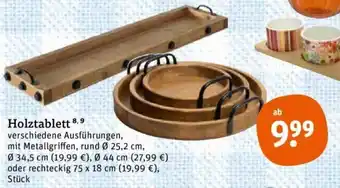 tegut Holztablett Angebot