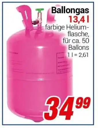 CENTERSHOP Ballongas 13,4 L Angebot