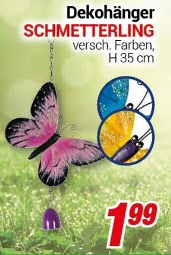 CENTERSHOP Dekohänger Schmetterling Angebot
