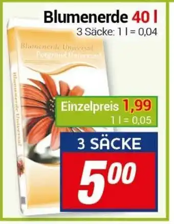 CENTERSHOP Blumenerde 40 L Angebot