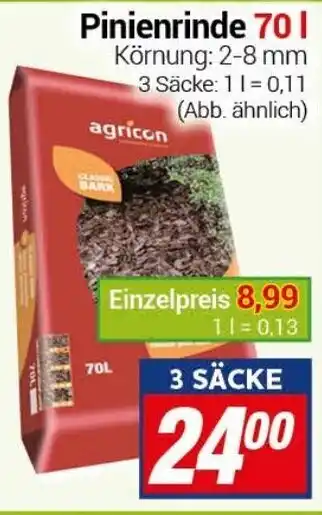 CENTERSHOP Pinienrinde 70 L Angebot