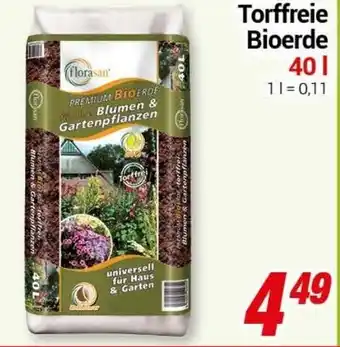 CENTERSHOP Torffreie Bioerde 40 L Angebot