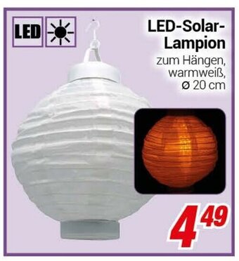 CENTERSHOP LED Solar Lampion Angebot
