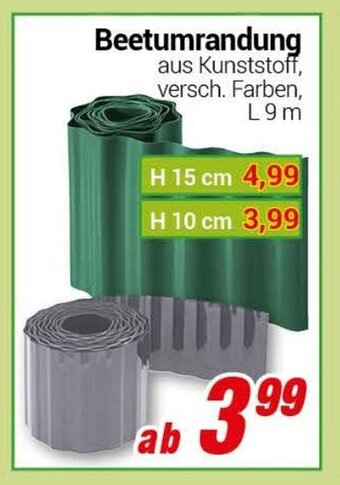 CENTERSHOP Beetumrandung Angebot