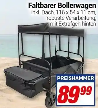 CENTERSHOP Faltbarer Bollerwagen Angebot