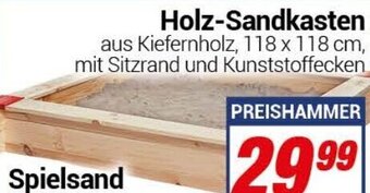 CENTERSHOP Holz Sandkasten Angebot