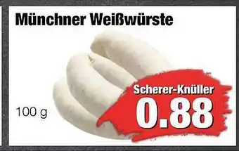 Edeka Scherer Münchner Weißwürste Angebot