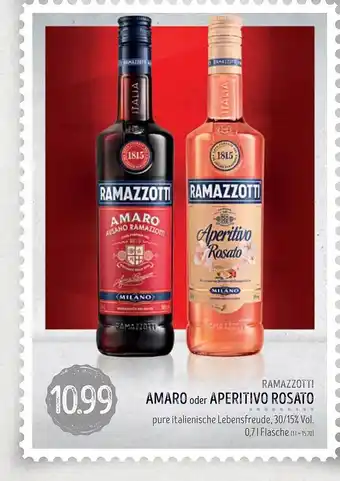 Edeka Struve Ramazzotti Amaro Oder Aperitivo Rosato Angebot