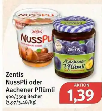 Feneberg Zentis Nusspli Oder Aachener Pflümli Angebot