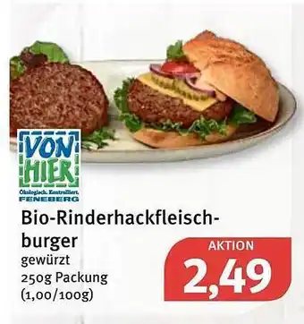 Feneberg Bio-rinderhackfleischburger Angebot