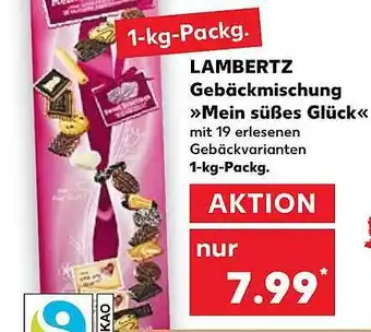 Kaufland Lambertz Gebäckmischung „mein Süßes Glück“ Angebot