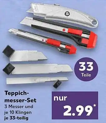 Kaufland Teppichmesser-set Angebot