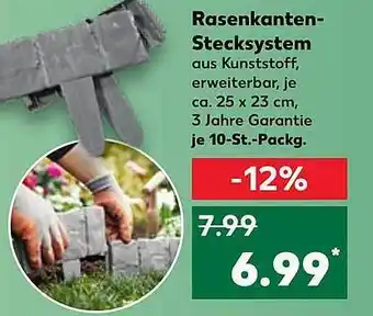 Kaufland Rasenkanten-stecksystem Angebot