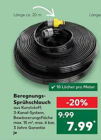 Kaufland Beregnungs-sprühschlauch Angebot