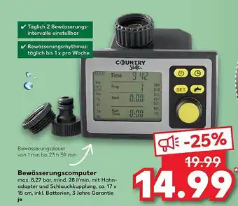 Kaufland Bewässerungscomputer Angebot