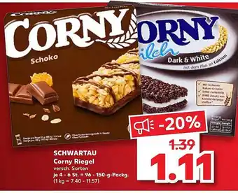 Kaufland Schwartau Corny Riegel Angebot