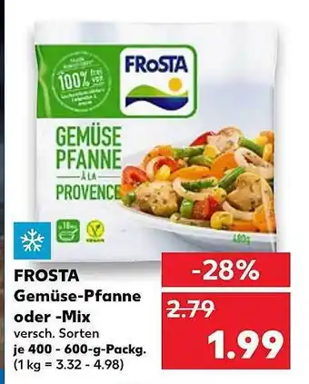 Kaufland Frosta Gemüse-pfanne Oder -mix Angebot