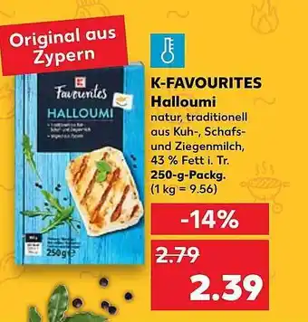 Kaufland K-favourites Halloumi Angebot