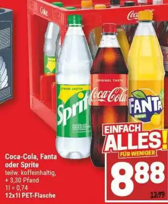 Marktkauf Coca-cola, Fanta Oder Sprite Angebot