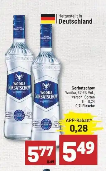 Marktkauf Gorbatschow Wodka Angebot