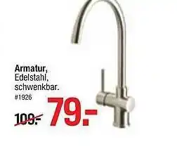 Möbelpiraten Armatur Edelstahl Scwenkbar Angebot