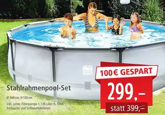 Pfennigpfeiffer Stahlrahmenpool-set Angebot