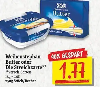 NP Discount Weihenstephan Butter Oder Dia Streichzarte Angebot