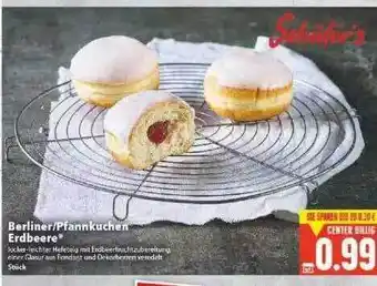 E-Center Schäfer's Berliner-pfannkuchen Erdbeere Angebot