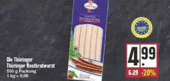 Edeka Die Thüringer Thüringer Rostbratwurst Angebot