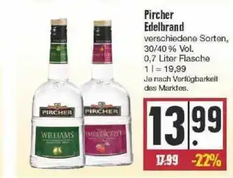 Edeka Pircher Edelbrand Angebot