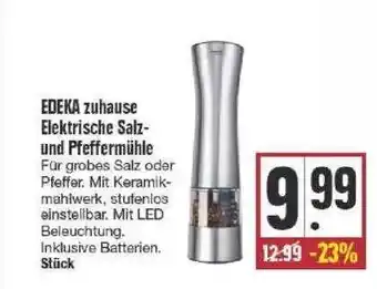 Edeka Edeka Zuhause Elektrische Salz Und Pfeffermühle Angebot