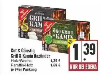 Edeka Gut & Günstig Grill & Kamin Anzünder Angebot