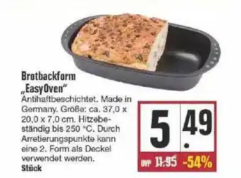 Edeka Brotbackform „easyoven” Angebot