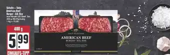 Edeka Schulte + Sohn American Beef Burger - XXL Size Angebot