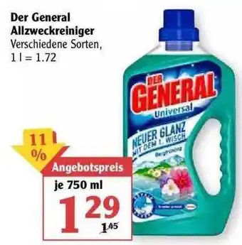 Globus Der General Allzweckreiniger Angebot