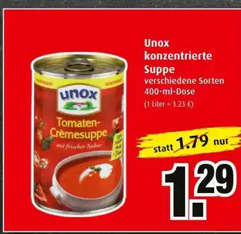 Markant Unox Konzentrierte Suppe Angebot