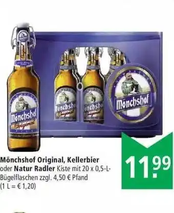 Marktkauf Mönchshof Original, Kellerbier Oder Natur Radler Angebot