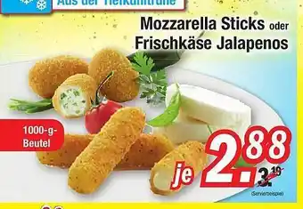 Zimmermann Mozzarella Sticks Oder Frischkäse Jalapenos Angebot